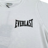 Everlast T-Shirt tinta unita Girocollo con Stampa Bianco per Bambino EE12K BIANCO EVERLAST 