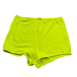 F**K Short Tinta Unita con Elastico In Vita per Bambina FJ240908FY GIALLO FLUO F**K 