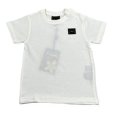 F**K T-Shirt Girocollo Tinta Unita con Stampa per Neonato FJ2450038WHN BIANCO F**K 