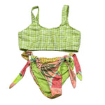 F**K Costume 2 Pezzi Slip-Fascia per Neonata FJ25G1D02UAX20 VERDE F**K 