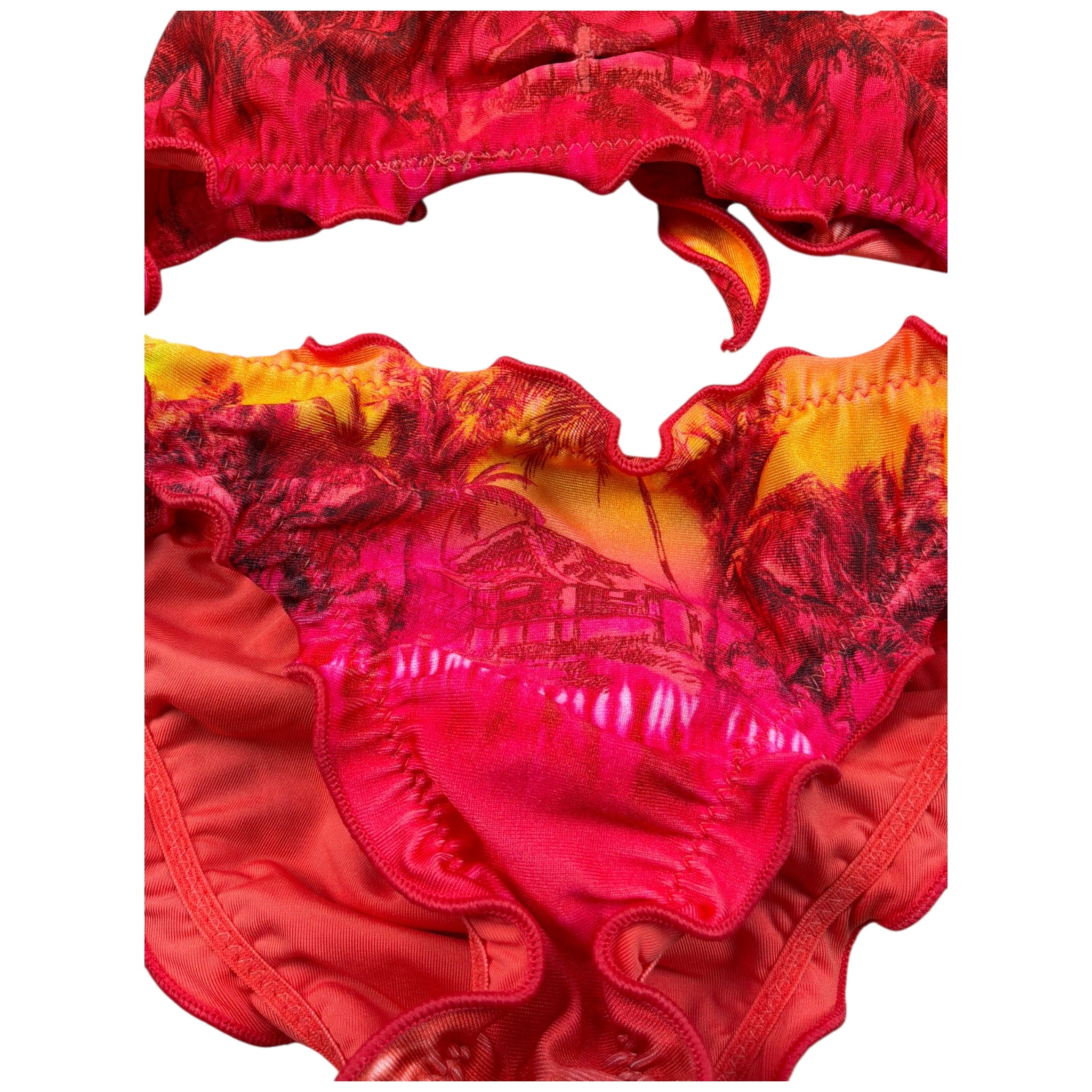 F**K Costume 2 Pezzi Fascia-Mutandina per Bambina FJ25G1E06BAX31 ARANCIONE F**K 