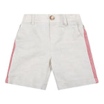 Fay Bermuda Tinta Unita con Profili In Contrasto per Bambino 5Q6049 BEIGE FAY 