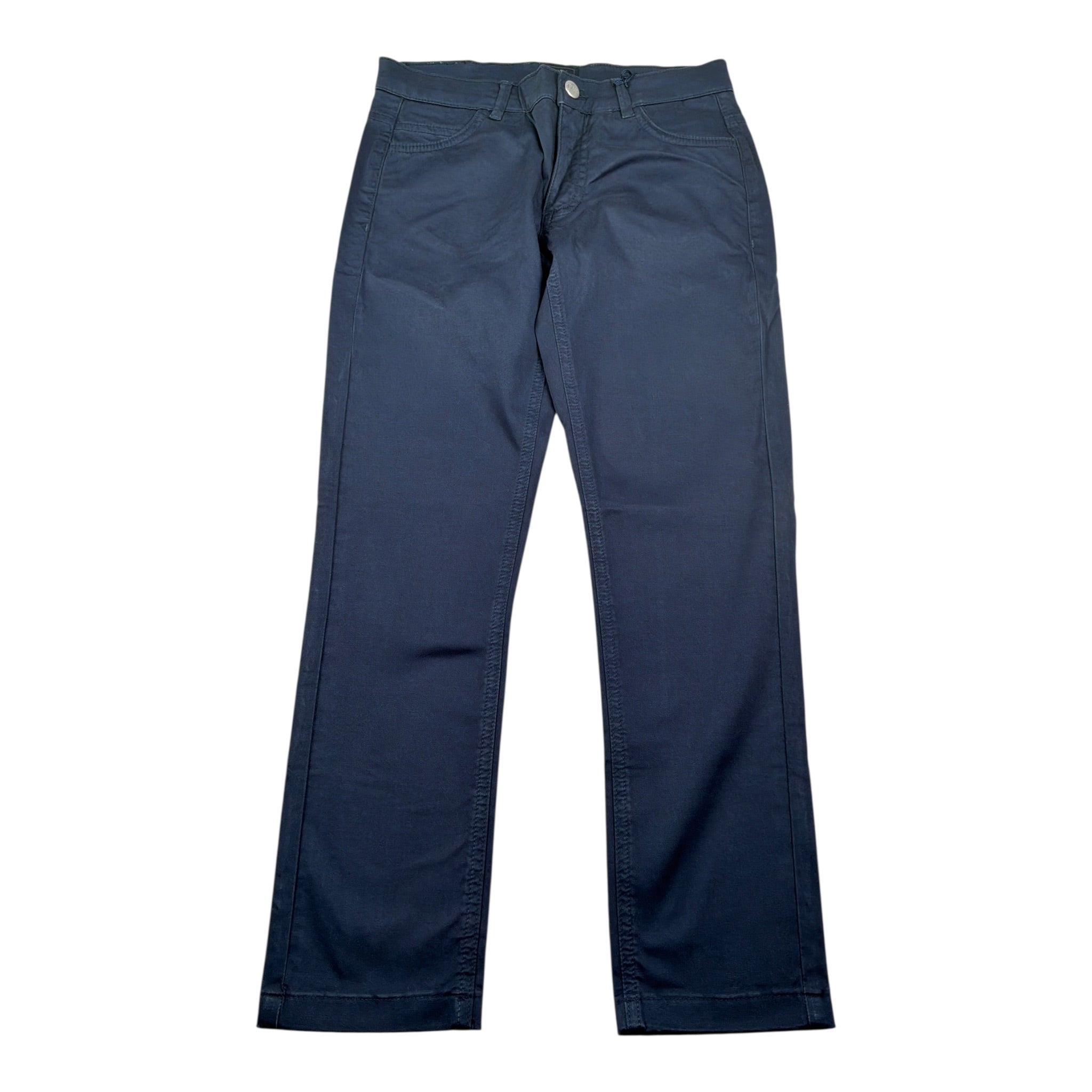Fay Pantalone tinta unita con Bottone Blu per Bambino FS6P10 BLU FAY 
