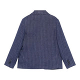Fay Giacca Tinta Unita con Fantasia A Righe per Neonato FW2Q04N BLU FAY 