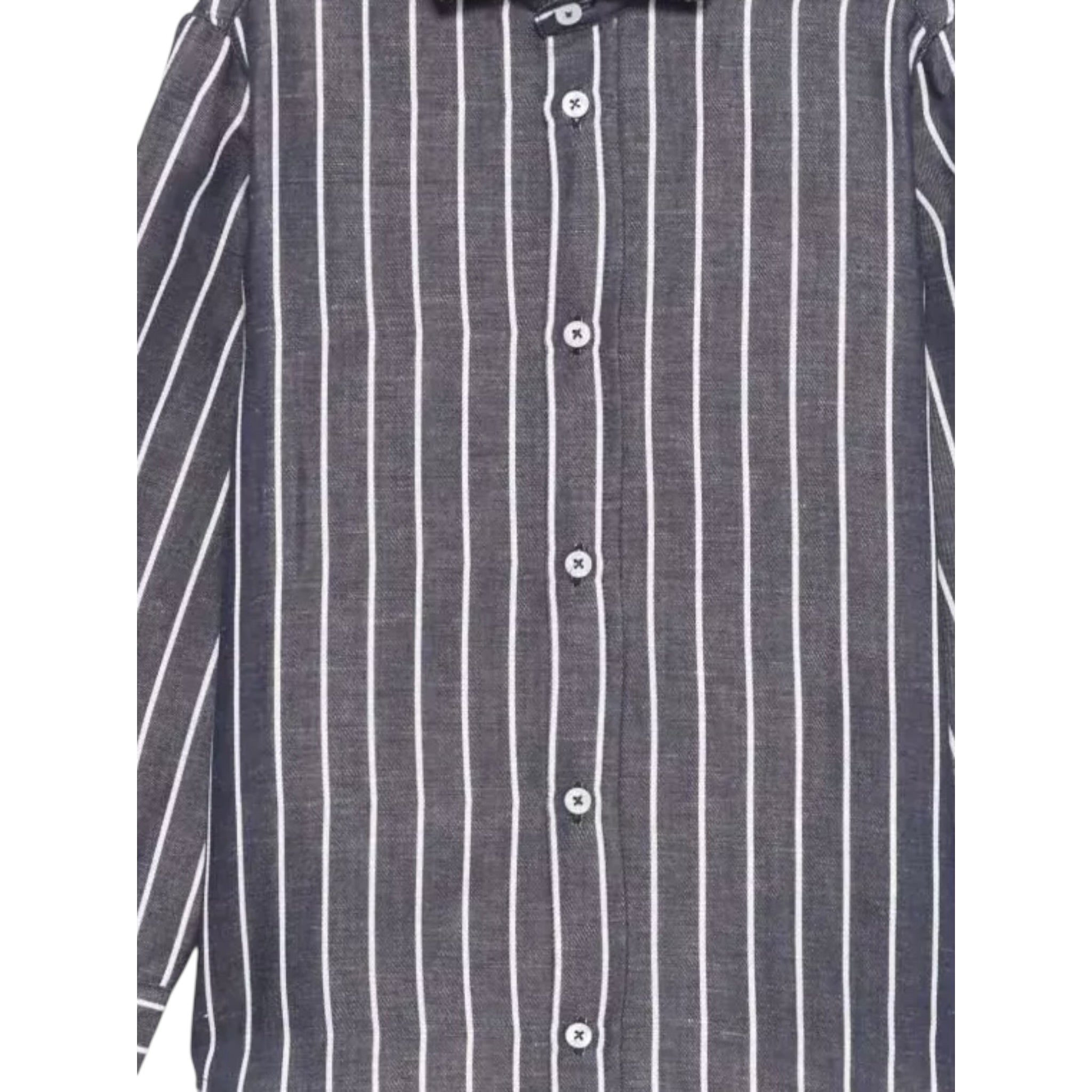 Fay Camicia Tinta Unita Manica Lunga con Fantasia A Righe per Neonato FW5P60XN BLU FAY 