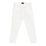 Fay Pantalone Tinta Unita con Girovita Regolabile per Bambino FW6P10 BIANCO FAY 