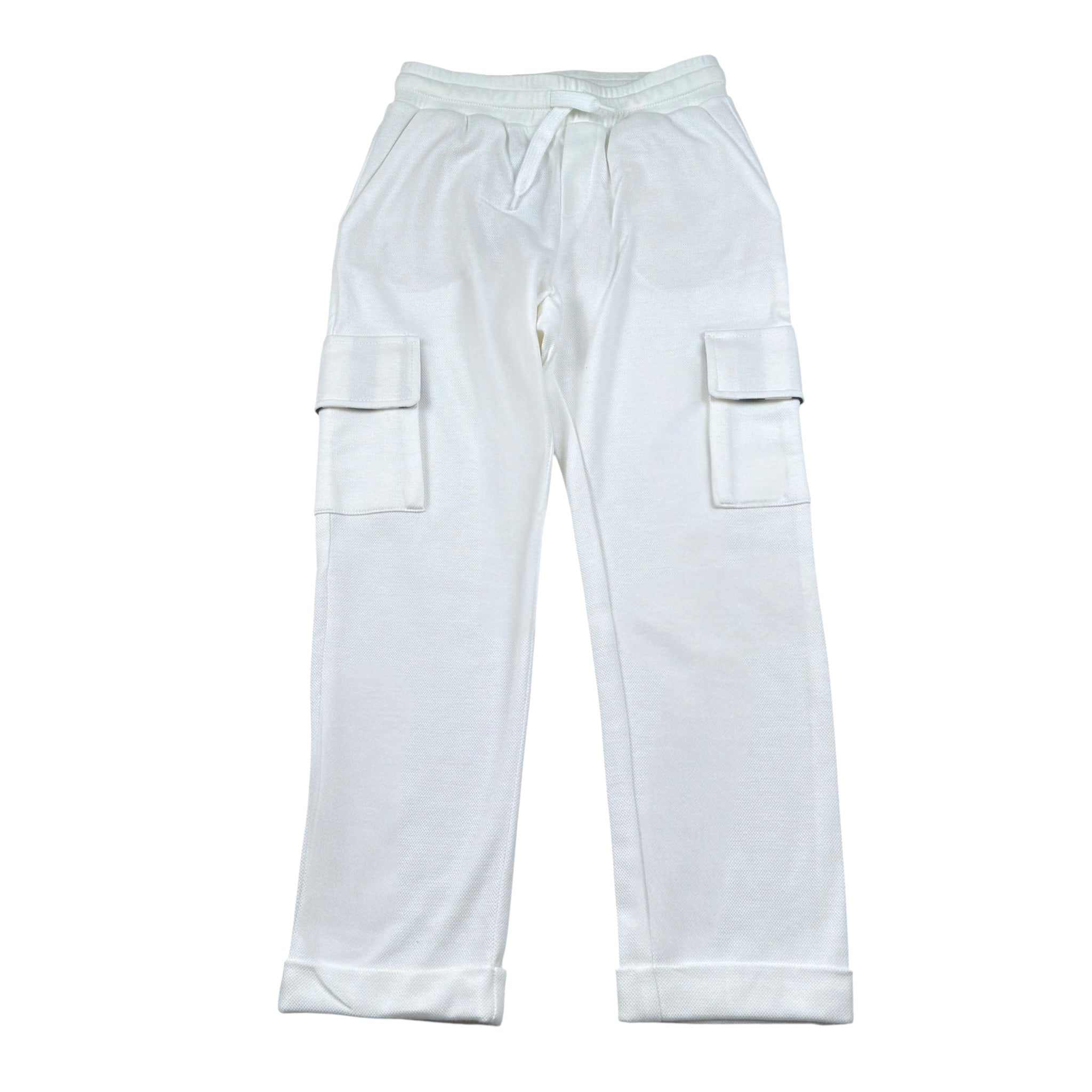 Fay Pantalone Tinta Unita Modello Tuta per Bambino FW6P20 BIANCO FAY 