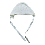 Foque Cappello Tinta Unita con Ricami per Neonato IEIEI PANNA FOQUE 