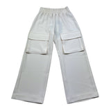 Fun & Fun Pantalone Tinta Unita Modello Palazzo per Bambina FBPT01342 BEIGE FUN & FUN 