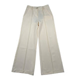 Fun & Fun Pantalone Tinta Unita Mdello Palazzo per Bambina FCJPT01128 PANNA FUN & FUN 