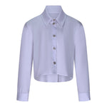 Fun & Fun Camicia Manica Lunga Tinta Unita per Bambina FCJSH01107 BIANCO FUN & FUN 
