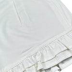 Fun & Fun Short Tinta Unita con Balze per Bambina FCJSO16587 BIANCO FUN & FUN 