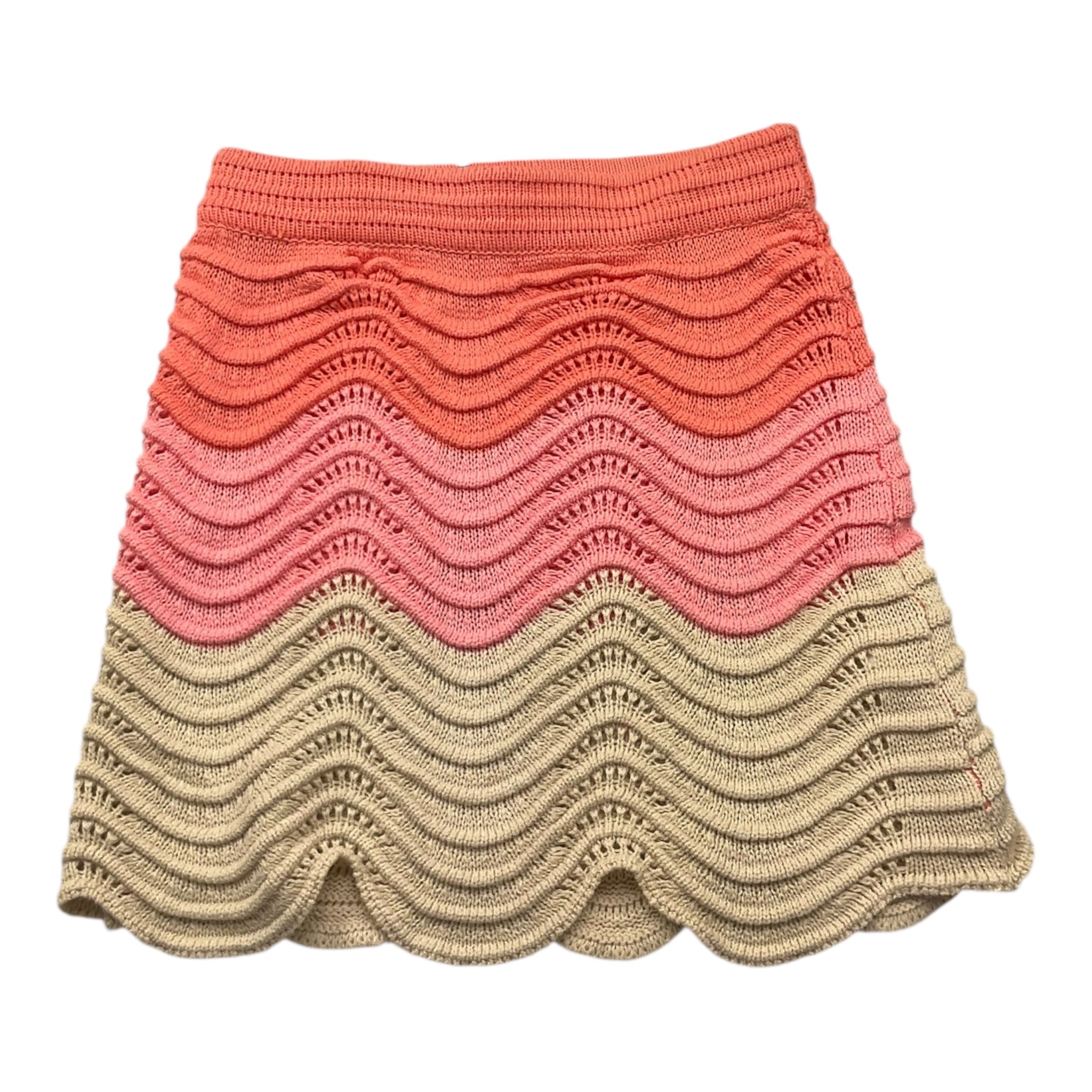 Fun & Fun Gonna Bicolre In Maglia per Bambina FJSK01618 BEIGE FUN & FUN 