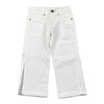 Fun & Fun Pantalone Tinta Unita con Girovita Regolabile per Neonata FNBPT14424N BIANCO FUN & FUN 
