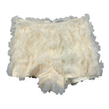 Fun & Fun Short Tinta Unita con Applicazioni Tulle per Bambina FNCBSO01048X AVORIO FUN & FUN 