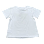Fun & Fun T-Shirt Tinta Unita Girocollo con Applicazione per Bambina FNCBTS16440 BIANCO FUN & FUN 