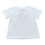 Fun & Fun T-Shirt Tinta Unita Girocollo con Applicazione per Bambina FNCBTS16440 BIANCO FUN & FUN 