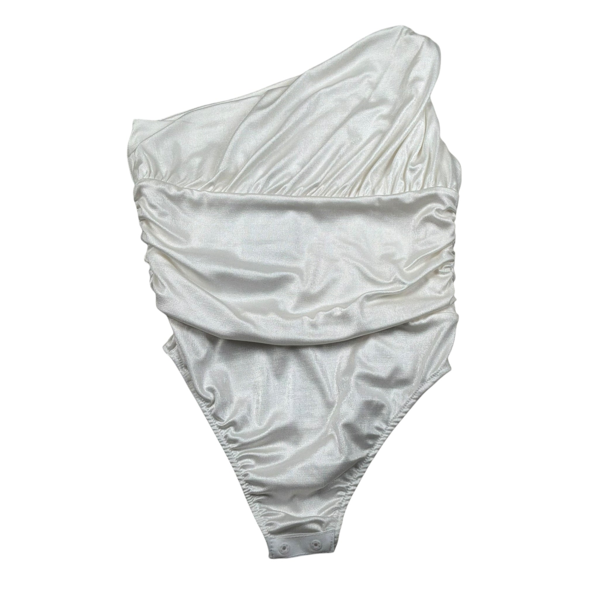 Fun & Fun Body Tinta Unita Monospalla per Bambina FNCJBD01012X BIANCO FUN & FUN 
