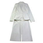 Fun & Fun Completo 2 Pezzi Giacca-Pantalone Tinta Unita per Bambina FNCJJK010733 BIANCO FUN & FUN 