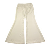 Fun & Fun Pantalone Tinta Unita Modello A Zampa per Bambina FNCJPT01018 BIANCO FUN & FUN 