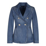 Fun & Fun Giacca In Denim Tinta Unita per Bambina FNJJK16541 BLU FUN & FUN 