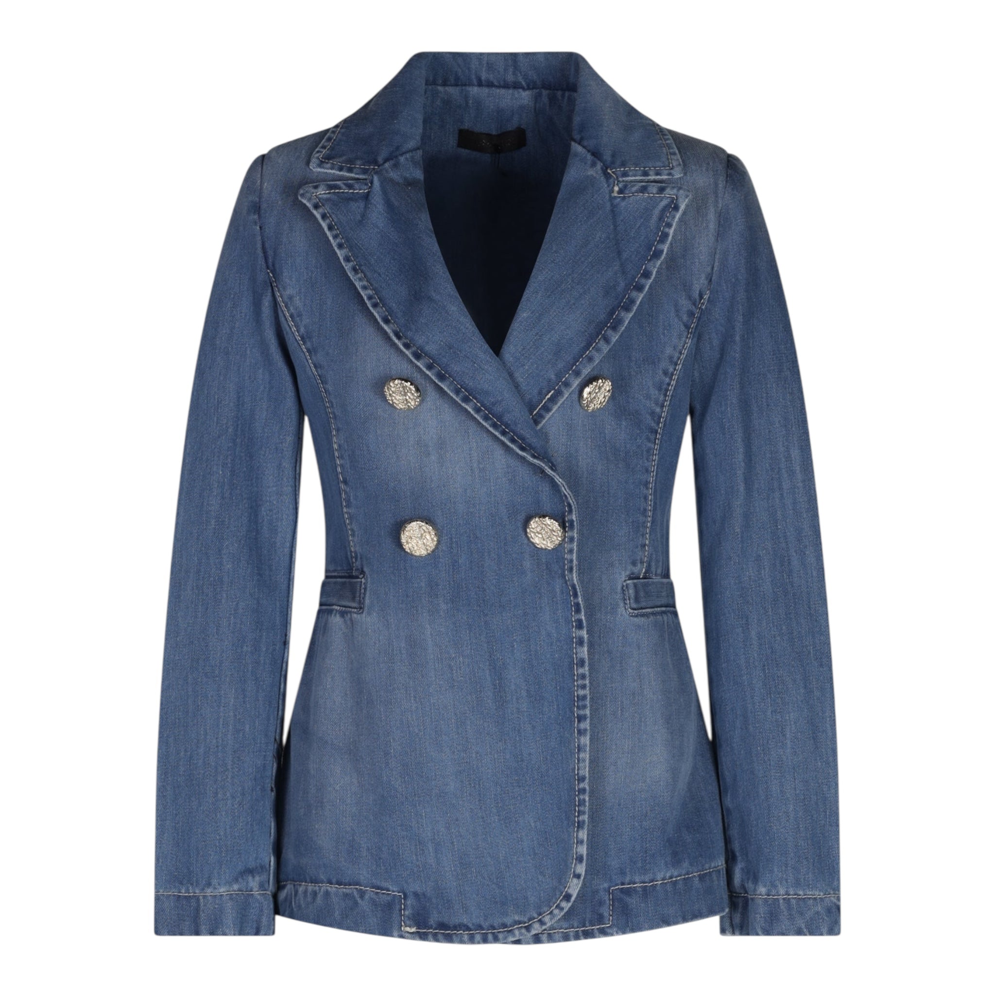 Fun & Fun Giacca In Denim Tinta Unita per Bambina FNJJK16541 BLU FUN & FUN 