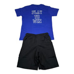 Funky Completo 2 Pezzi T-Shirt-Bermuda Blu per Bambino 25301112 BLU FUNKY 