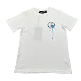 G2Firenze T-Shirt Girocollo tinta unita con Stampa Bianco per Bambino 00811 BIANCO G2FIRENZE 
