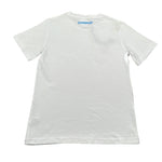 G2Firenze T-Shirt Girocollo tinta unita con Stampa Bianco per Bambino 00811 BIANCO G2FIRENZE 