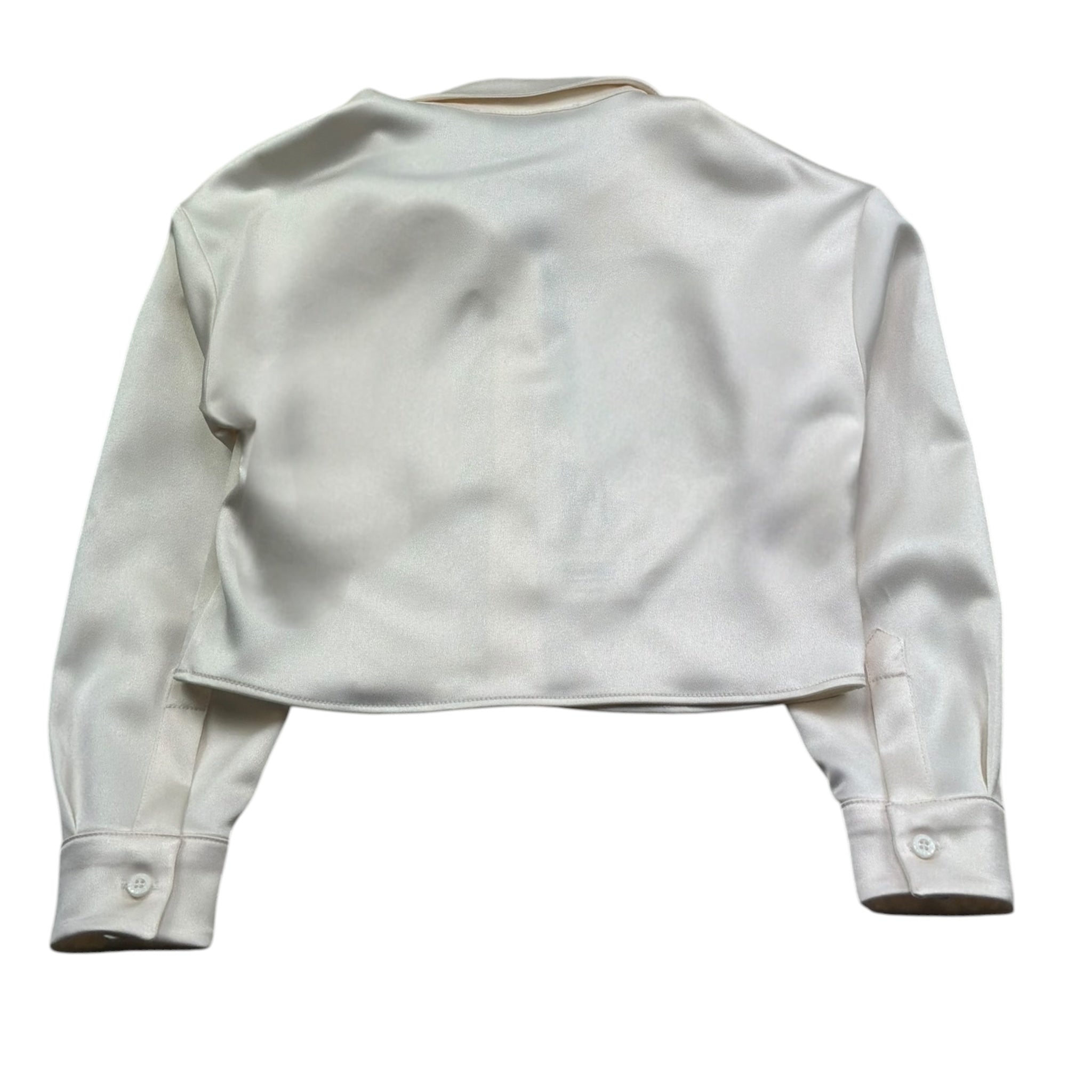 Gaelle Camicia Manica Lunga Tinta Unita con Strass per Bambina 2745CY00360 AVORIO GAELLE 