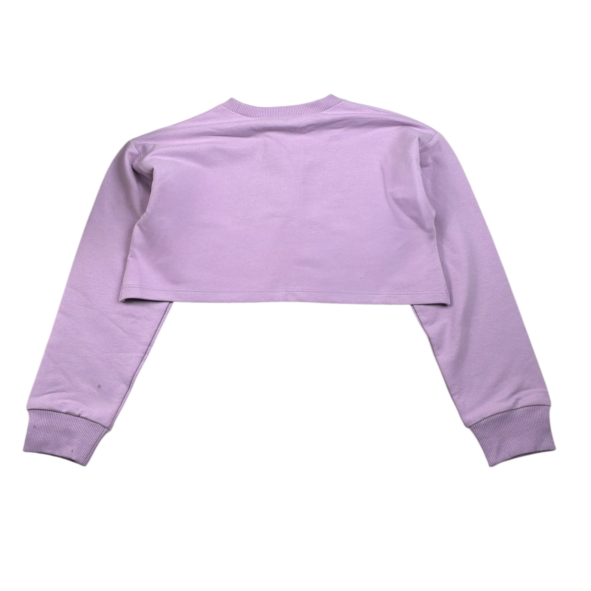 Gaelle Felpa Modello Crop tinta unita con Stampa Lilla per Bambina 2745FY00459 LILLA GAELLE 