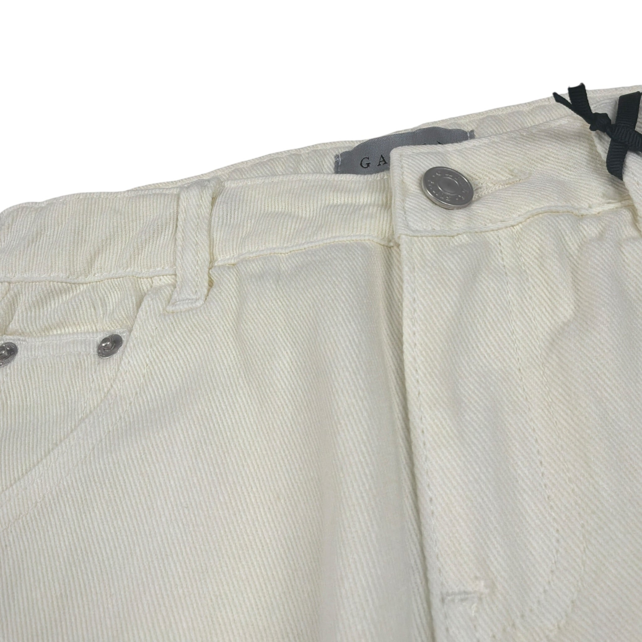 Gaelle Pantalone tinta unita con Stampa Logo Panna per Bambina 2745P00463 PANNA GAELLE 