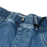 Gaelle Jeans tinta unita con Elastico In Vita Blu per Bambina 2745PD00530 BLU GAELLE 