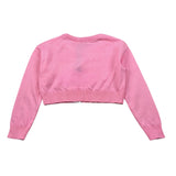 Gaelle Maglia tinta unita con Stampa Rosa per Bambina 2745WY00513 ROSA GAELLE 