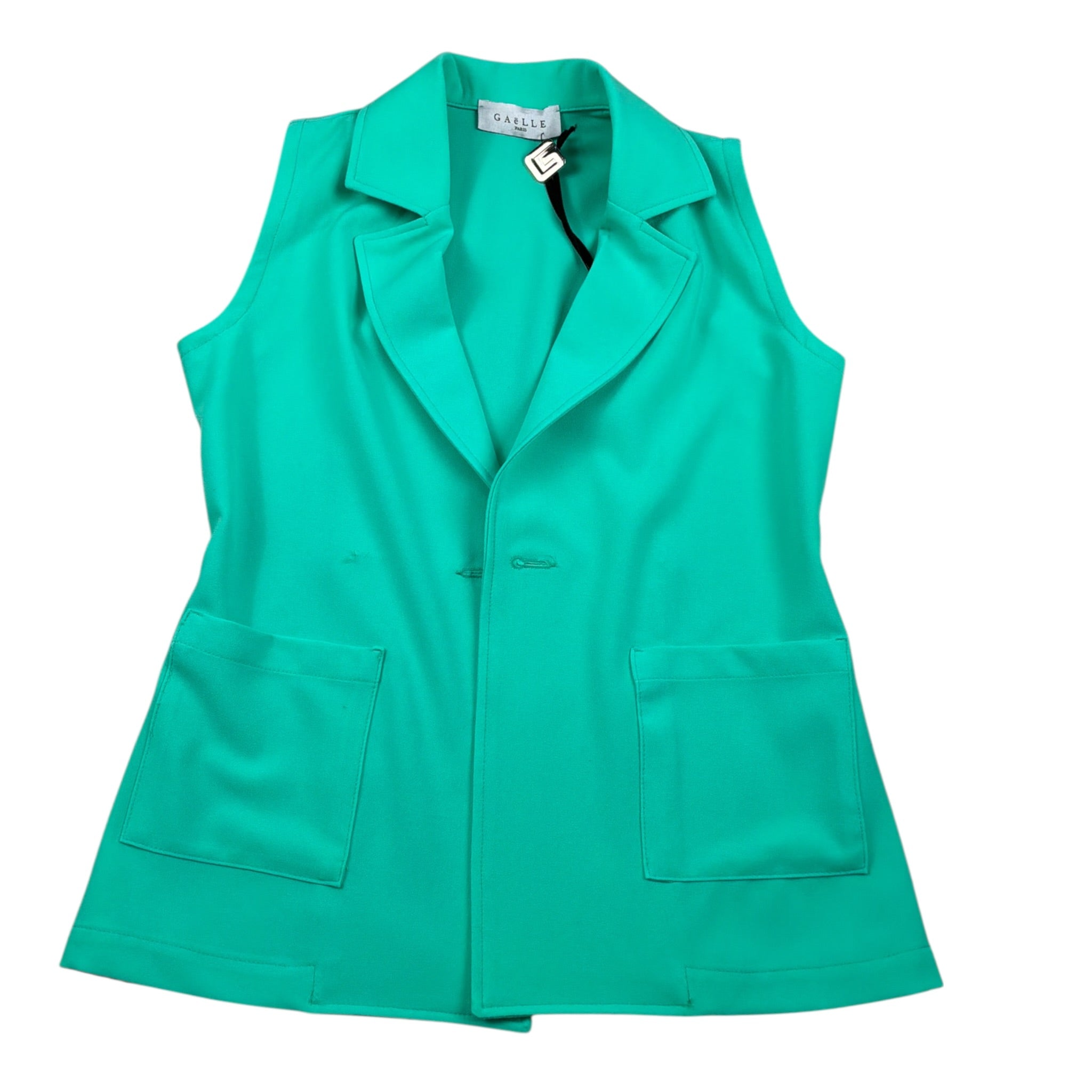 Gaelle Giacca tinta unita Giromanica Verde per Bambina 2746J00452 VERDE GAELLE 