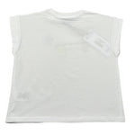 Gaelle T-Shirt tinta unita con Stampa Bianco per Bambina 2746M00455 BIANCO GAELLE 