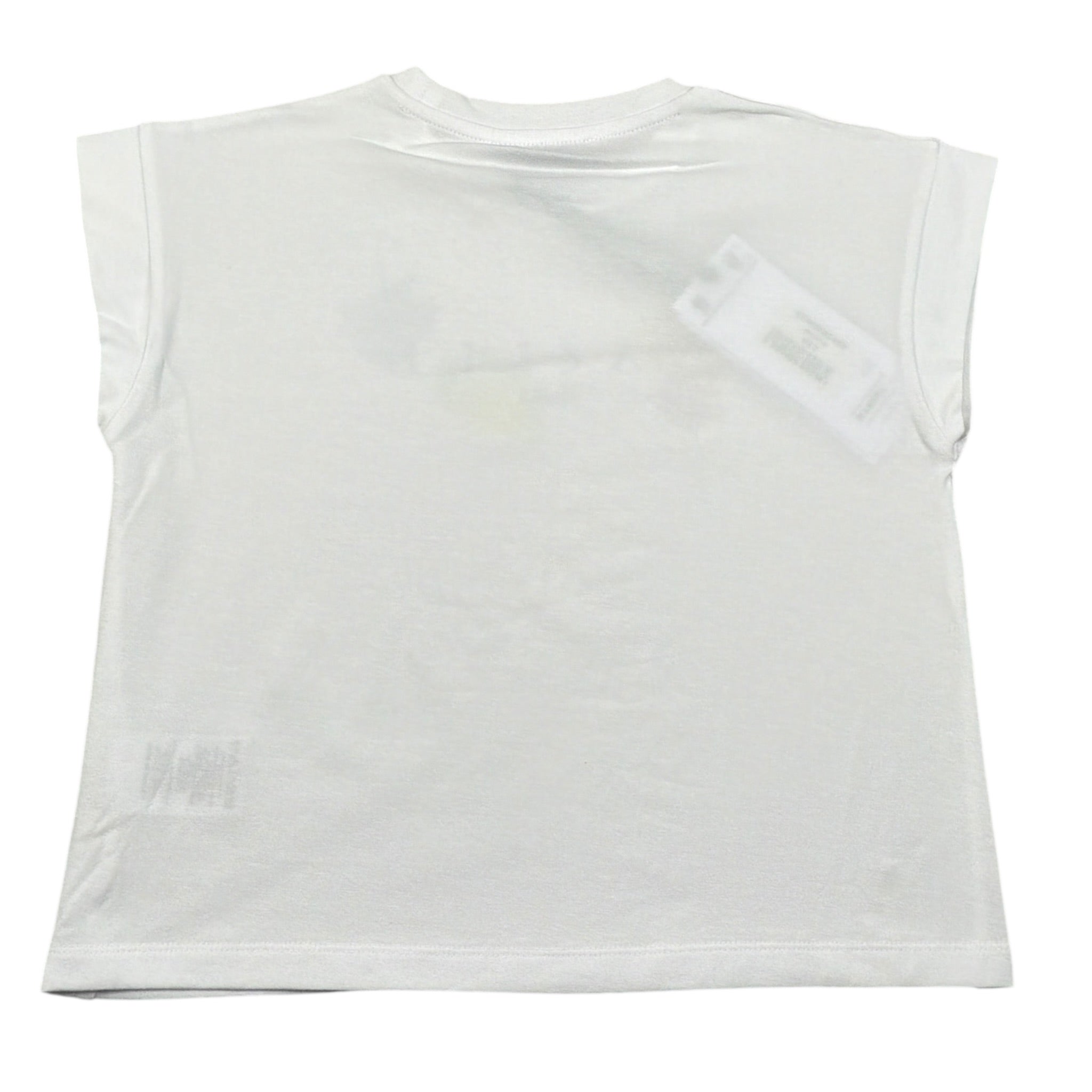 Gaelle T-Shirt tinta unita con Stampa Bianco per Bambina 2746M00455 BIANCO GAELLE 