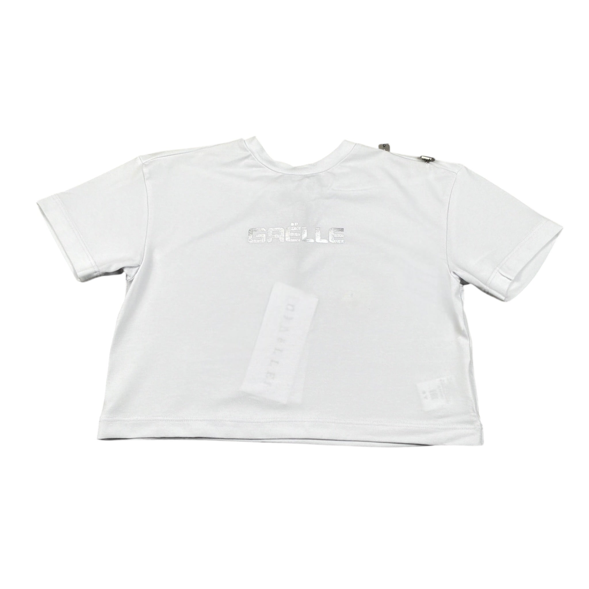 Gaelle T-Shirt Girocollo tinta unita con Stampa Bianco per Bambina 2746MY00516 BIANCO GAELLE 