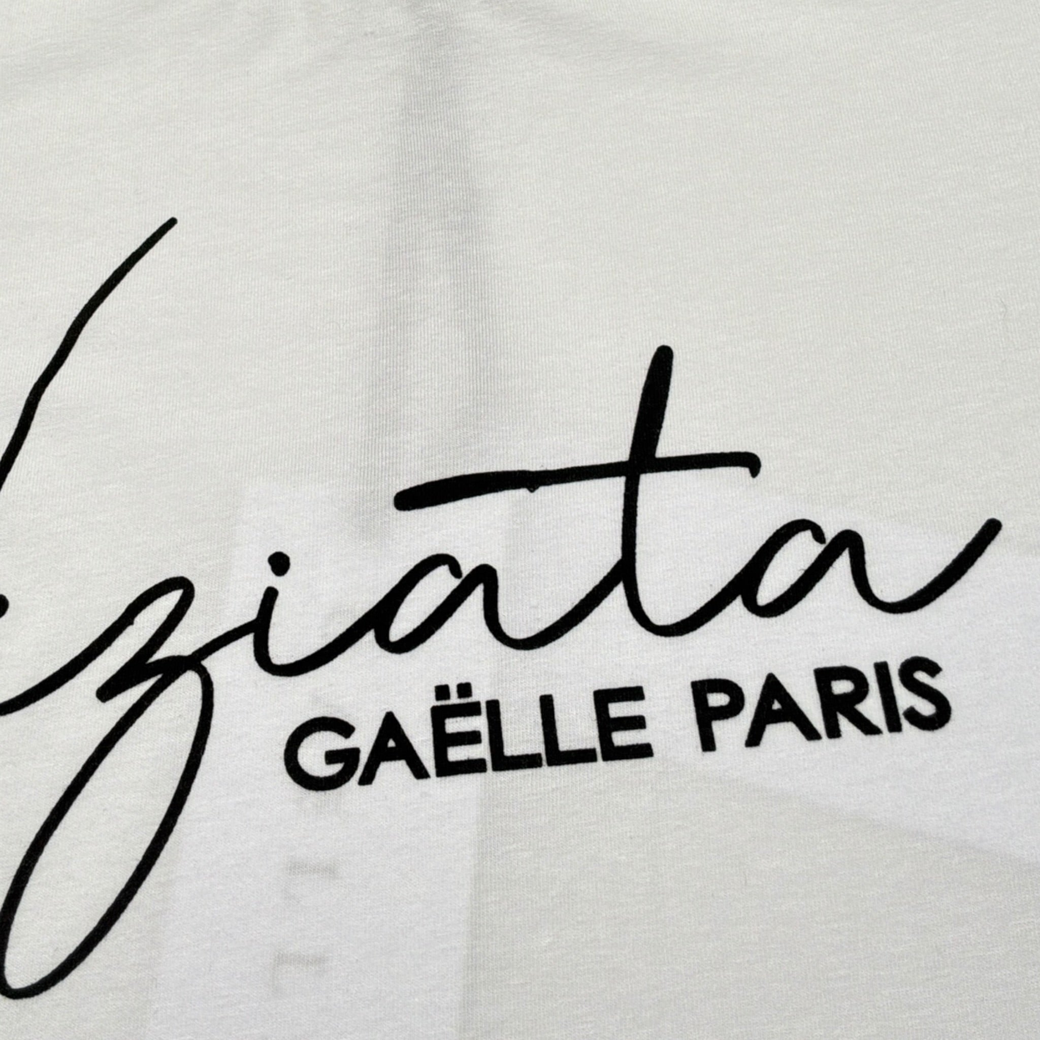 Gaelle T-Shirt tinta unita con Stampa Bianco per Bambina 2746N00500 BIANCO GAELLE 