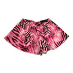 Gaelle Short Tinta Unita con Fantasia Zebrata per Bambina 2746P0702 FUXIA GAELLE 
