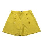 Gaelle Short tinta unita con Bottoni Giallo per Bambino 2746S00018 GIALLO GAELLE 