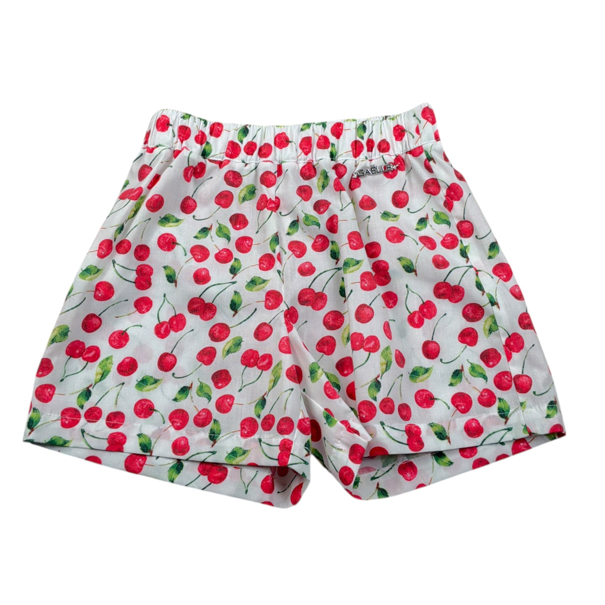 Gaelle Short tinta unita con Stampa Bianco per Bambina 2746S00493 BIANCO GAELLE 