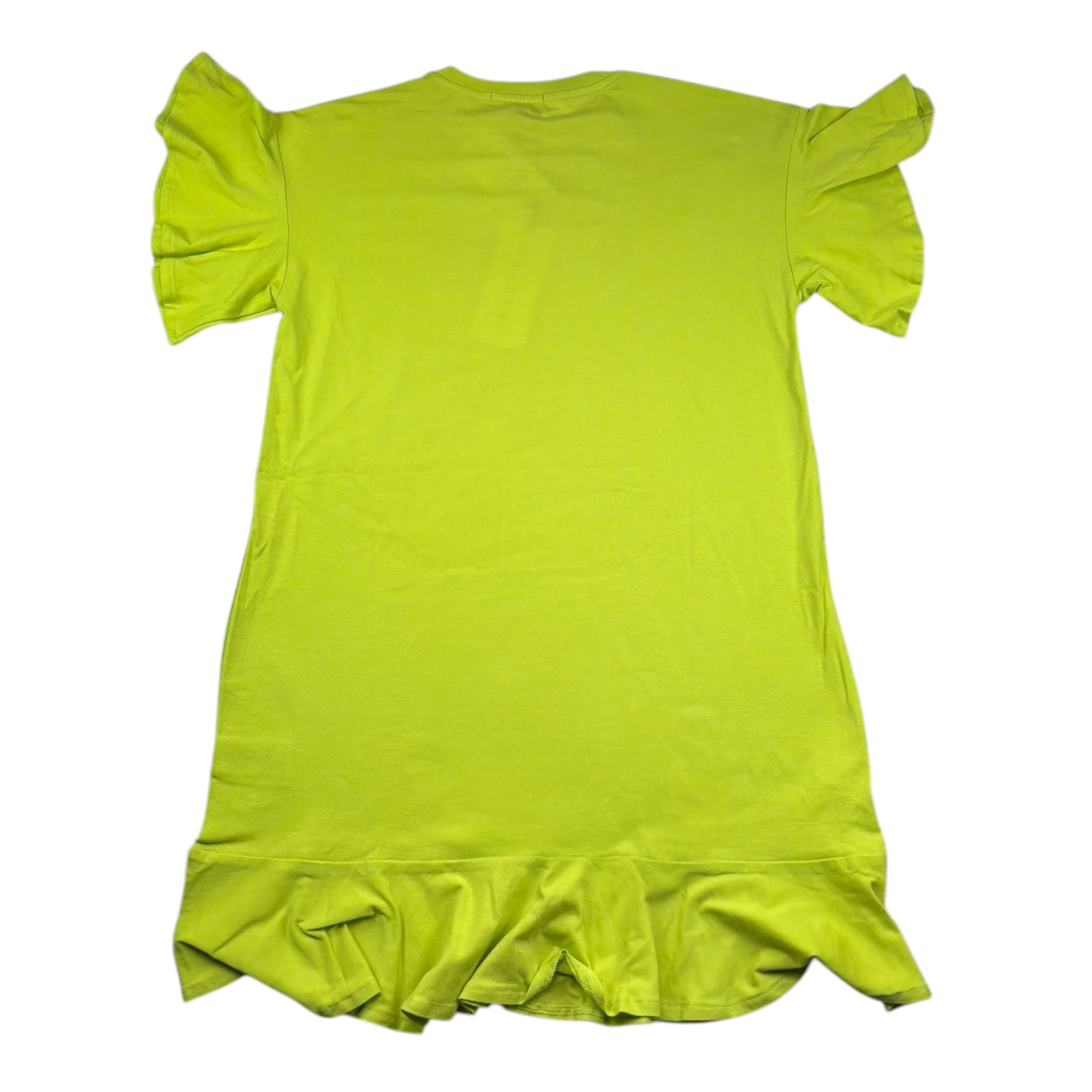 Gaelle Abito Mezza Manica Tinta Unita con Stampa per Bambina 2746V00339 VERDE GAELLE 