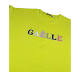 Gaelle Abito Mezza Manica Tinta Unita con Stampa per Bambina 2746V00339X VERDE GAELLE 
