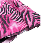 Gaelle Abito Tinta Unita con Fantasia Zebrata per Bambina 2746V0699 FUXIA GAELLE 