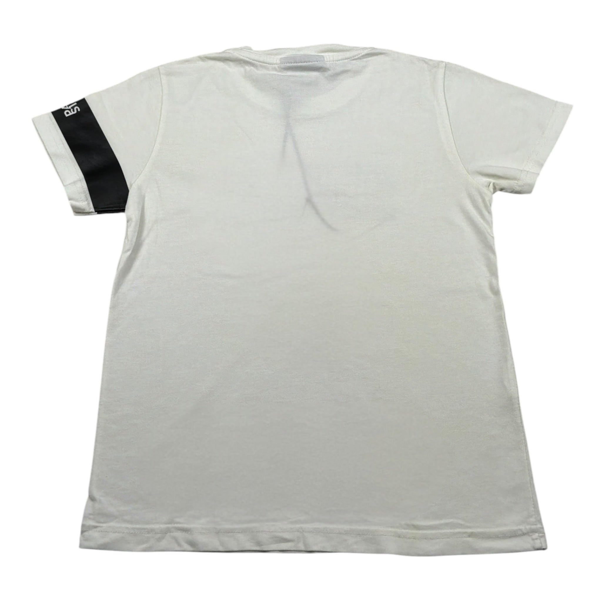 Gavroche Tshirt Girocollo tinta unita con Stampa Panna per Bambino B921 PANNA GAVROCHE 