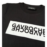 Gavroche T-Shirt Girocollo tinta unita con Stampe Nero per Bambino TGVR NERO GAVROCHE 
