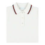 Gucci Abito Mezza Manica Tinta Unita per Bambina 809682 BIANCO GUCCI 