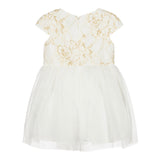 Guess Abito Mezza Manica Tinta Unita con Culotte per Neonata A3RK23KBL00 BIANCO GUESS 