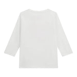 Guess Shirt Girocollo Tinta Unita con Logo per Neonata A5RI01K6YW4 BIANCO GUESS 